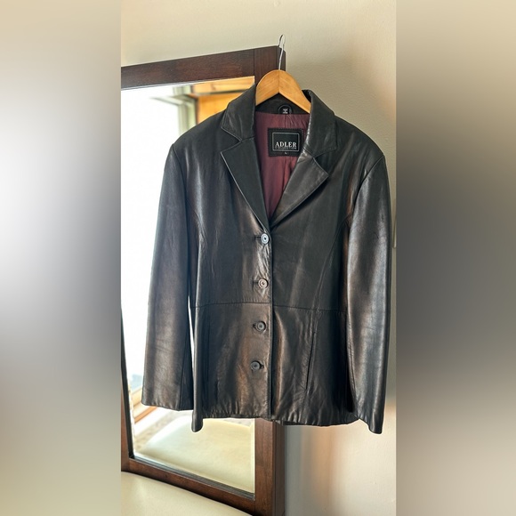 Adler Collection Jackets & Blazers - Adler Collection Genuine Leather Jacket – Women’s Size L